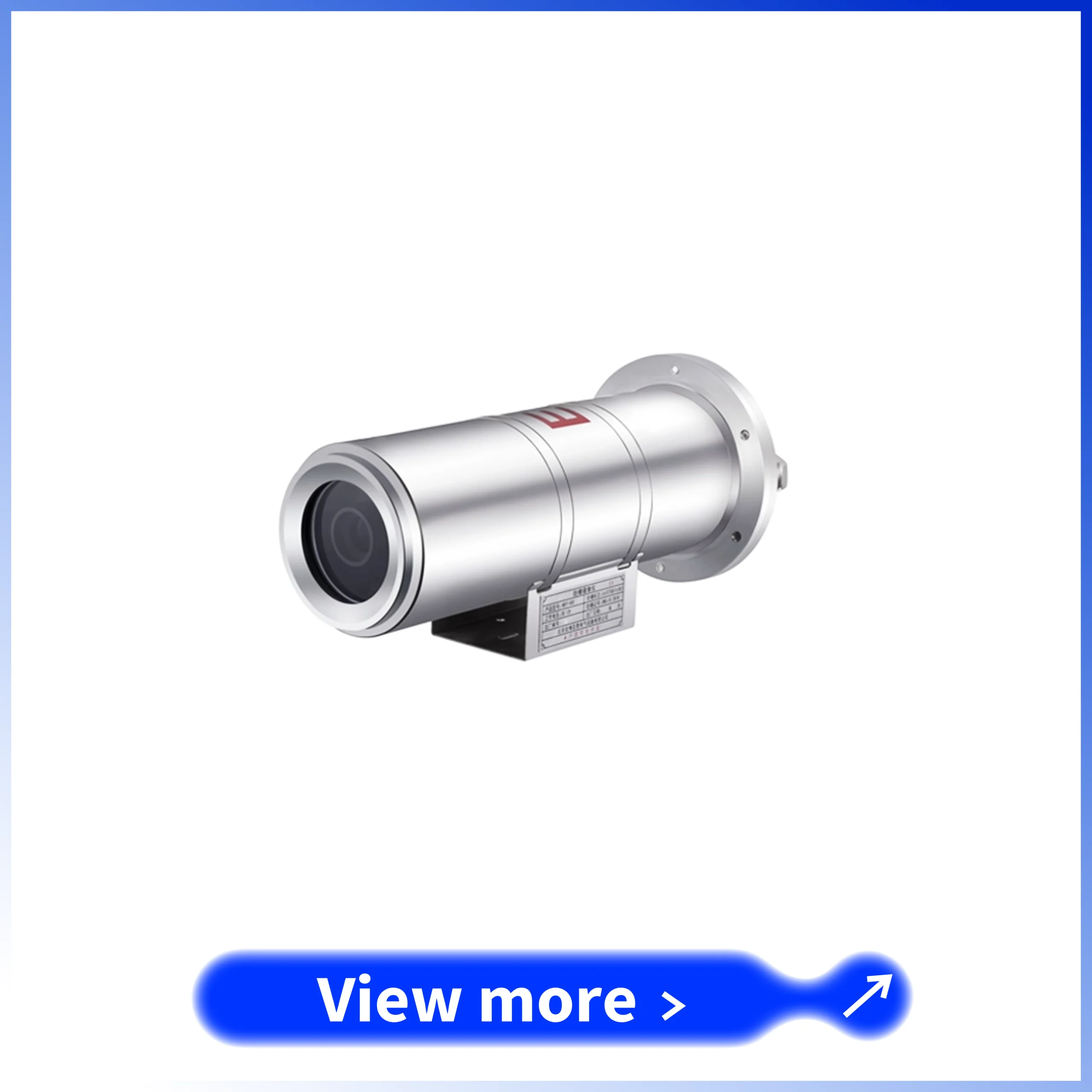 ATEX IECEx Explosion Proof Bullet Camera for Hazardous Area Surveillance